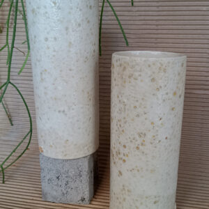 Vasos de tubo, crema