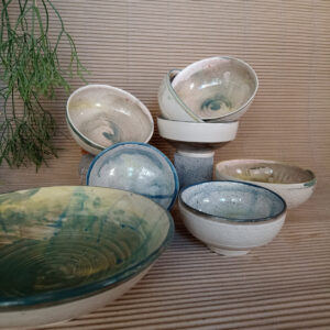 Juego de cuencos watercolor