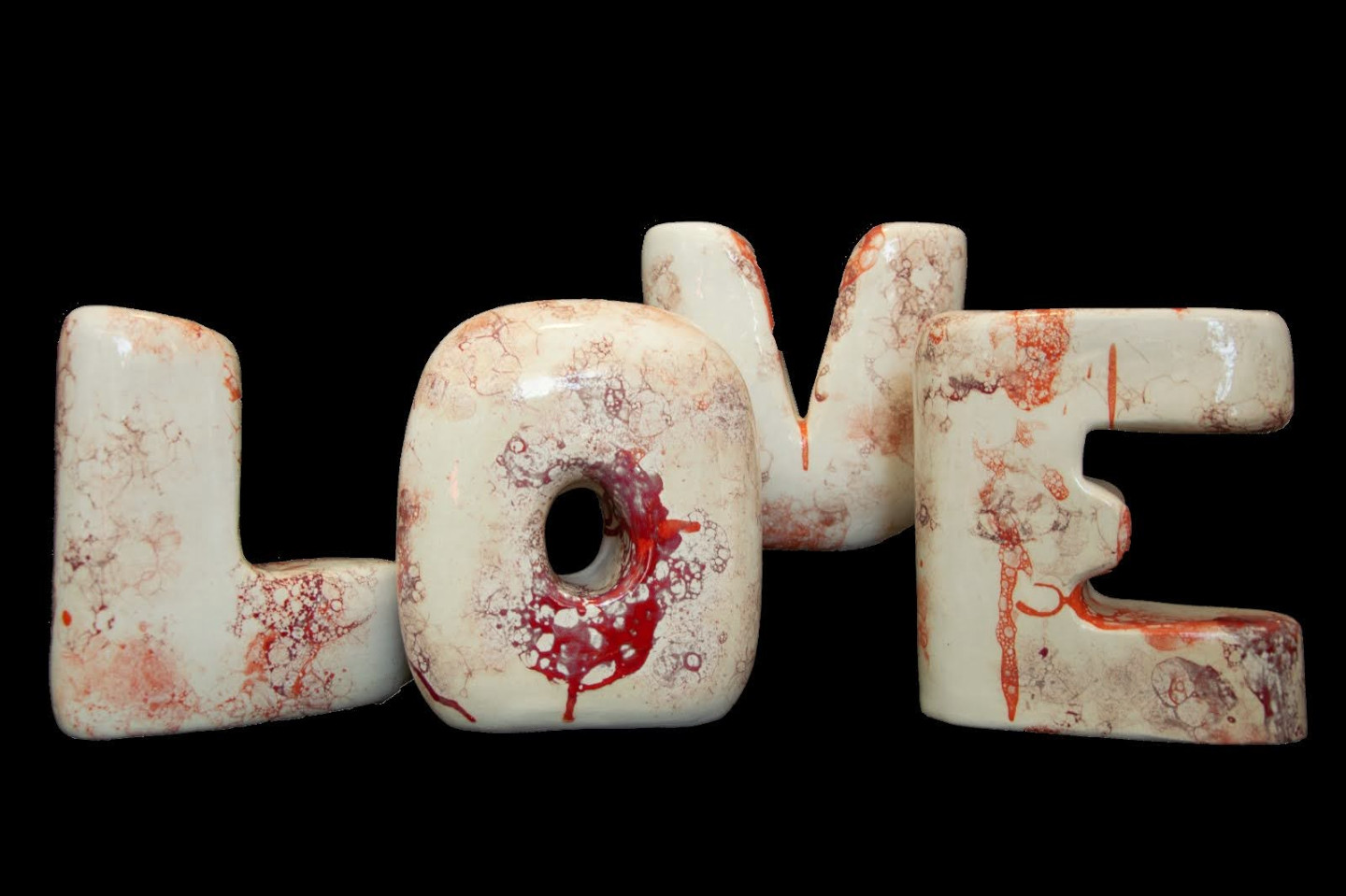 Letras cerámica, LOVE