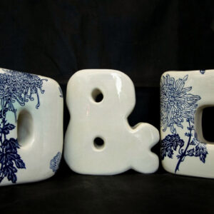 Letras cerámica, D&G