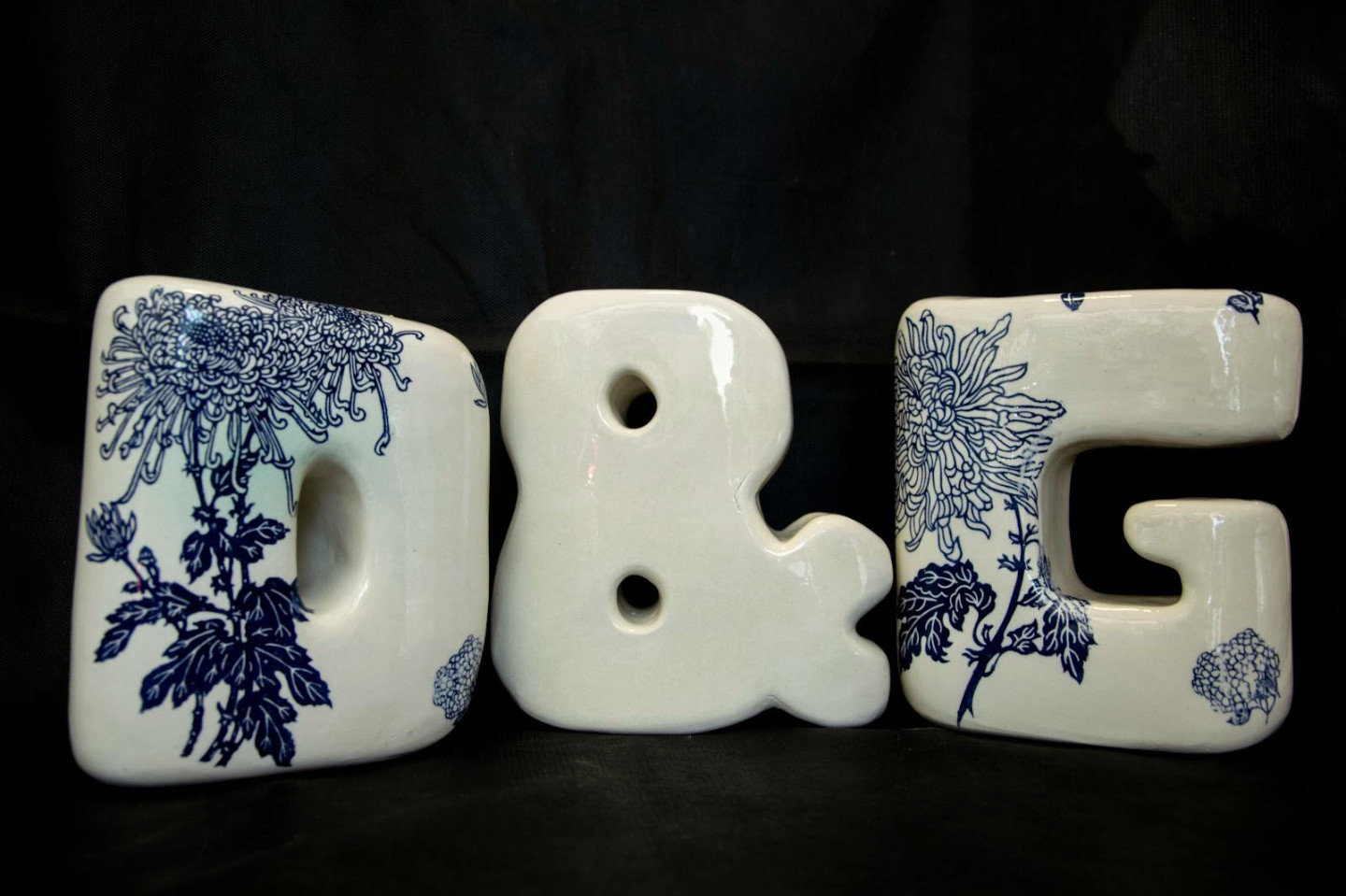 Letras cerámica, D&G