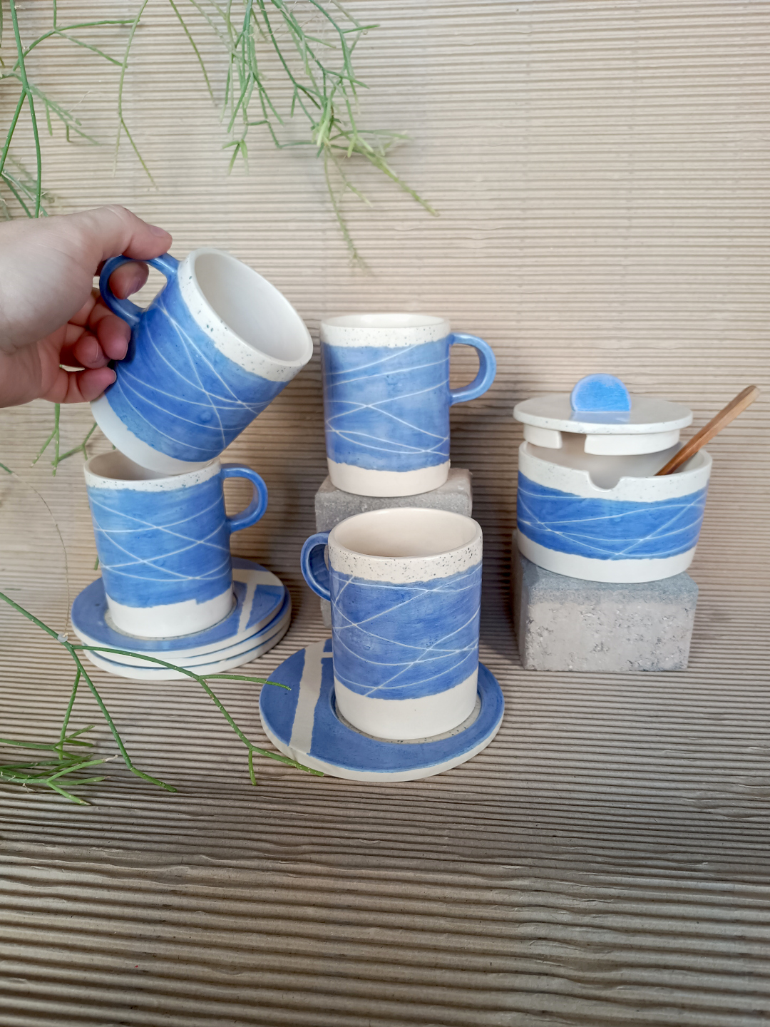 Juego de café y azucarero - Imagen 3