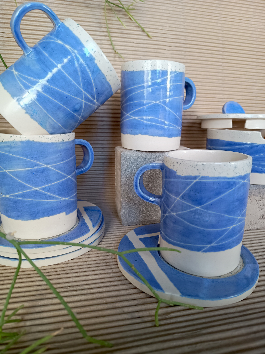 Juego de café y azucarero - Imagen 4