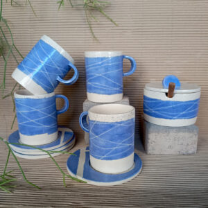 Juego de café y azucarero